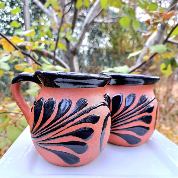 Mexican Ceramic Mug Set- Set De Jarritos Set of (4)