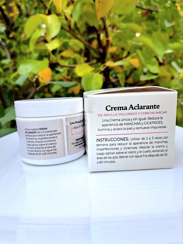 Concha Nacar De Pearlop- Crema Aclarante Brightening Mask 3.OZ/85Gr.