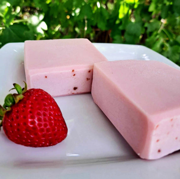 Handmade Strawberry Goat Milk Soap