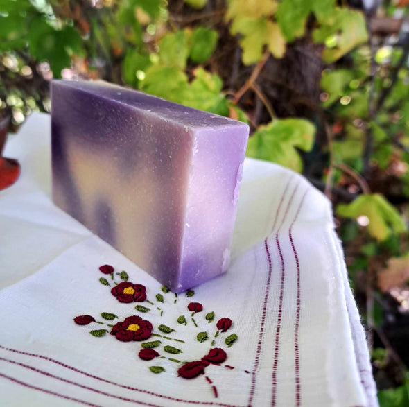 Handmade Lavender Lemongrass Soap Bar