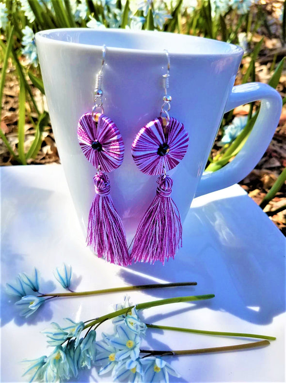 Multicolor Tassel Earrings