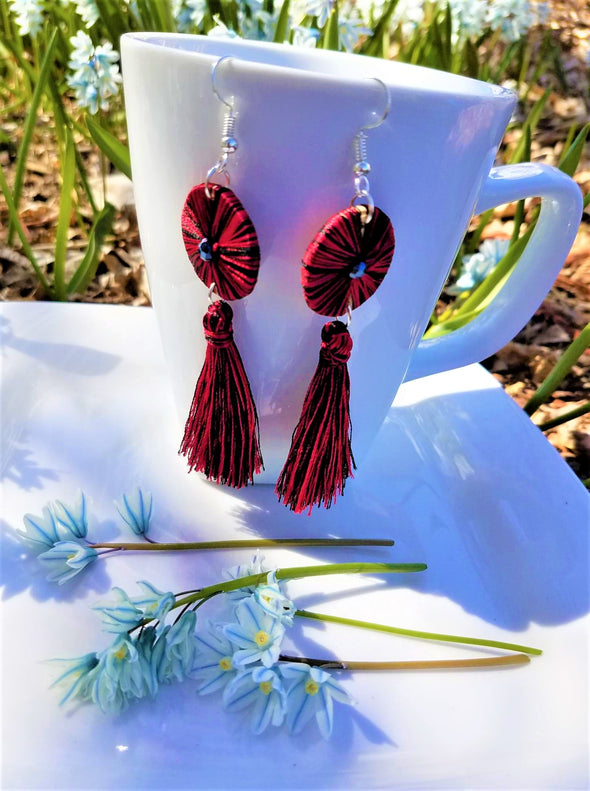 Multicolor Tassel Earrings