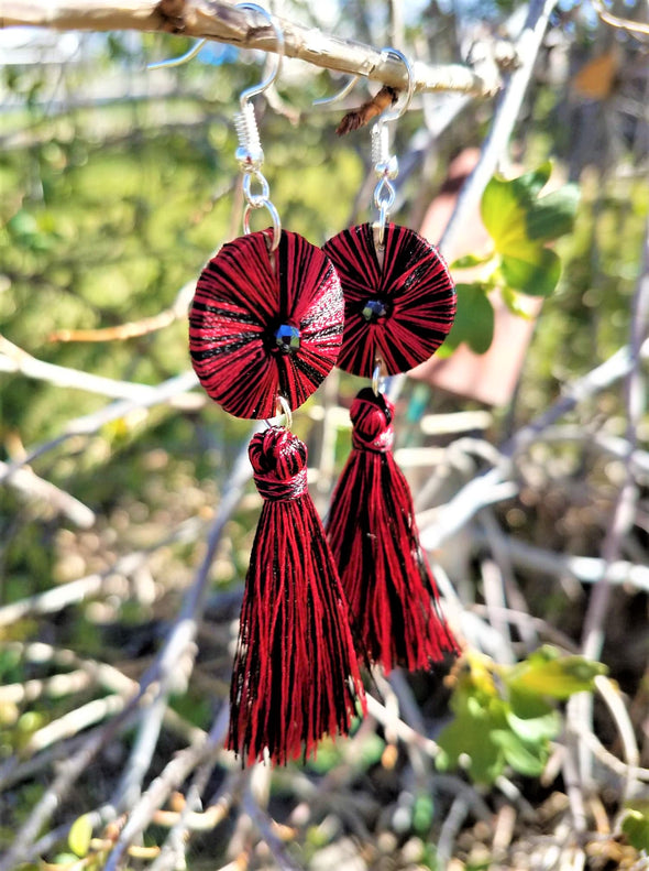 Multicolor Tassel Earrings