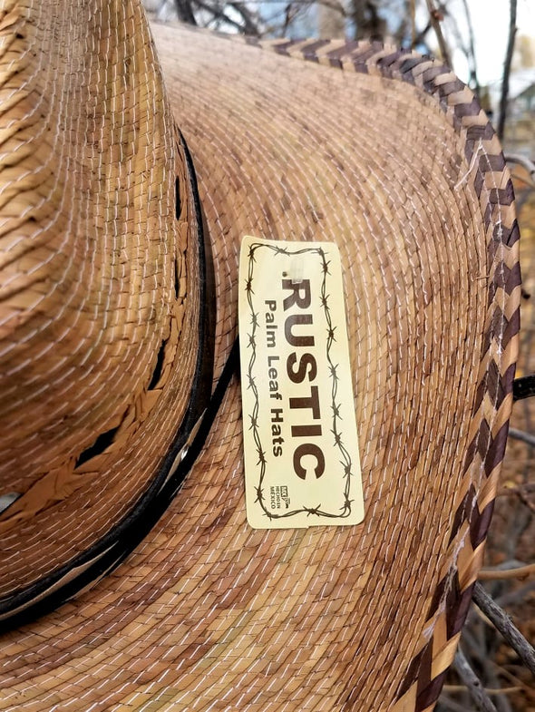 Cowboy Burnt Palm Hat-ONE Size