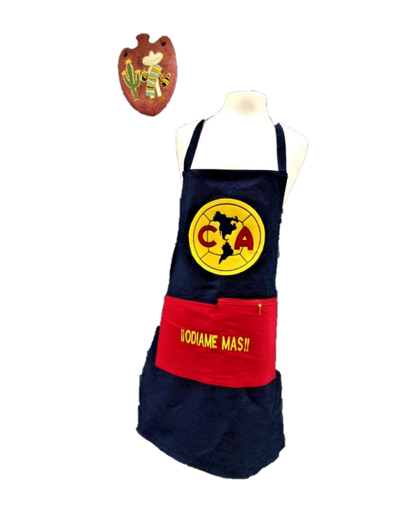 Beautiful Mexican Embroidered Apron-Mandil Mexicano