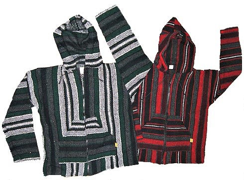 Classic Zip Up Baja Hoodie Jacket