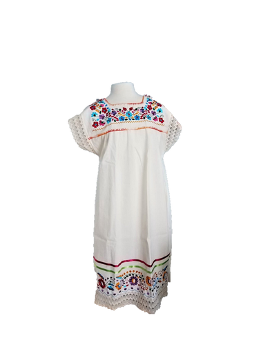 Embroidered Mexican Dress Rosies Market Y Mas Embroidered Mexican Dress Rosies Market Y Mas