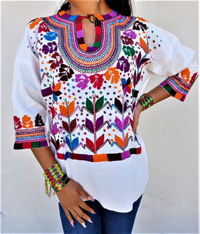 Hand Stitched Embroidered Blouse