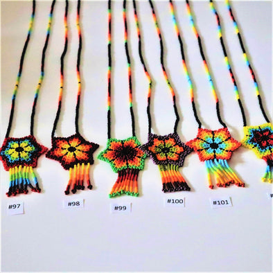 Beaded Handmade Huichol Necklaces