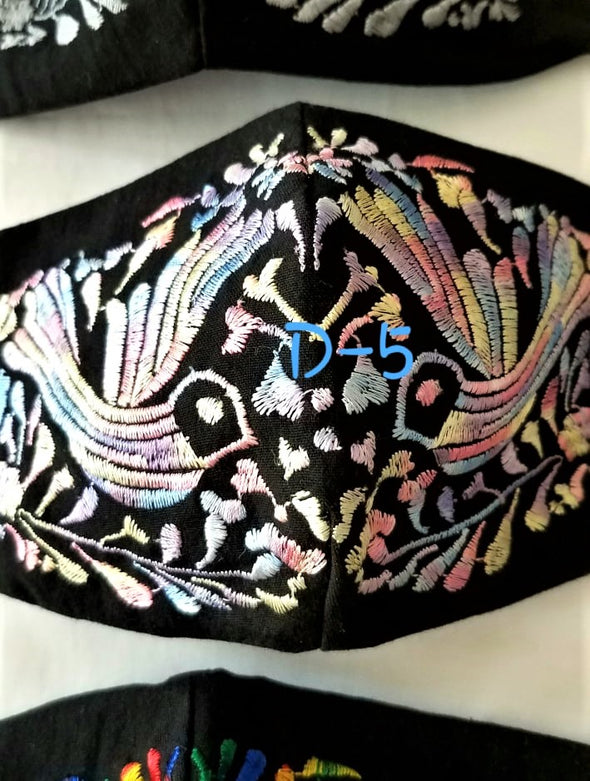 Handmade Embroidered Face Mask