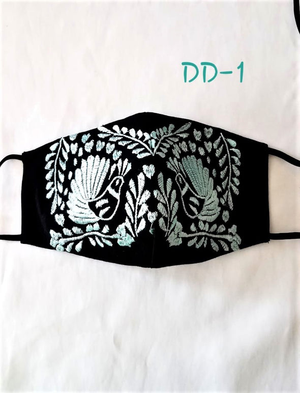Handmade Embroidered Face Mask