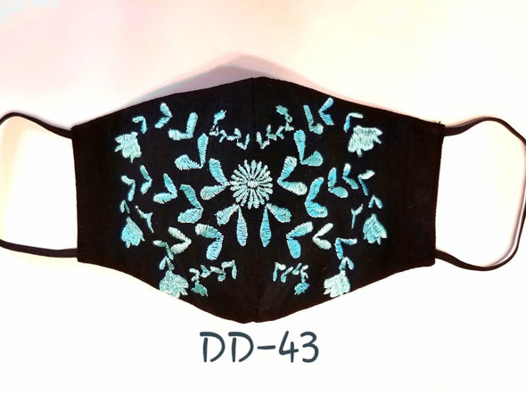 Handmade Embroidered Face Mask