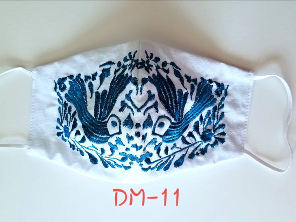 Beautiful Embroidered Mexican Face Mask