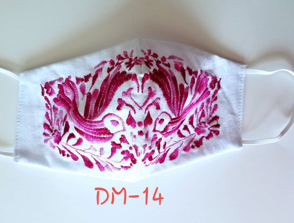 Beautiful Embroidered Mexican Face Mask