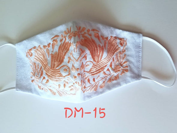Beautiful Embroidered Mexican Face Mask