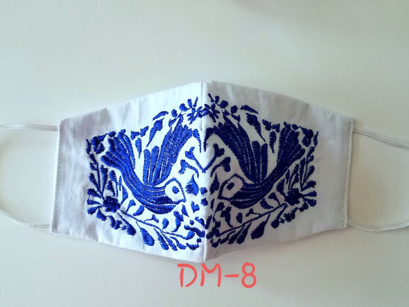 Beautiful Embroidered Mexican Face Mask