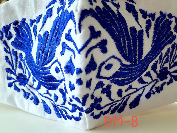 Beautiful Embroidered Mexican Face Mask