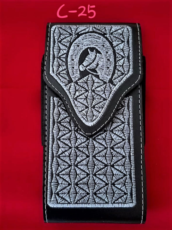 Western Cellphone Case Leather  Belt Loop