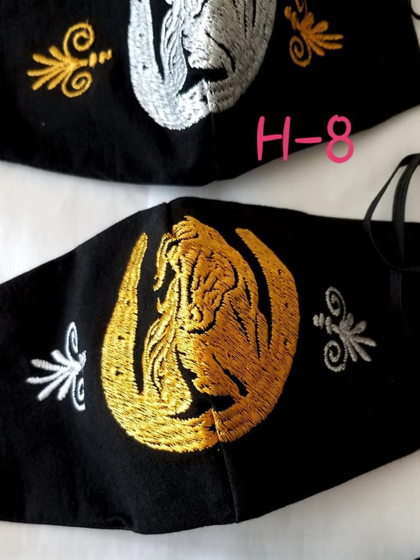 Handmade Embroidered Face Mask