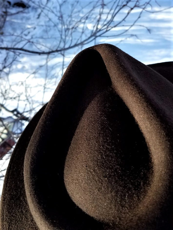 Indiana Style Wool Felt Hat-Brown Color