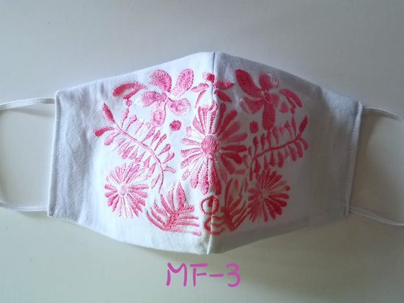 Beautiful Embroidered Mexican Face Mask