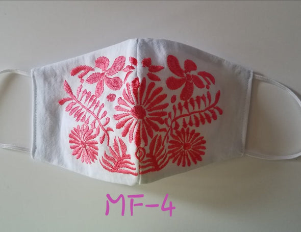 Beautiful Embroidered Mexican Face Mask