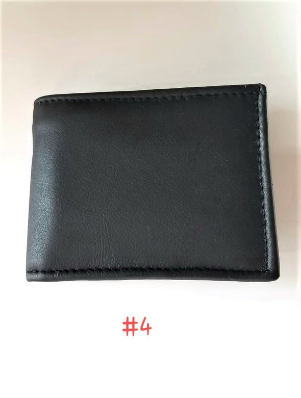 Handmade Mexican Plain Bi-fold Men's Wallets