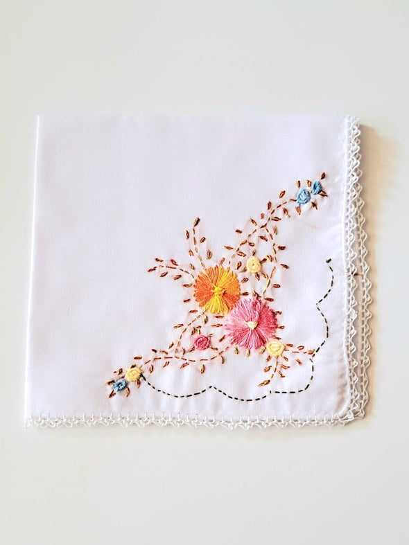 Mexican Hand  Embroidered Napkins