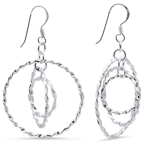 Multi Hoops .925 Sterling Silver Earrings