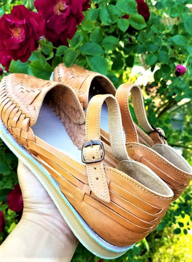 Handmade Mexican Natural Color Huarache-Shoe