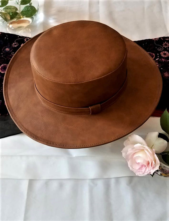 Beautiful Handmade Vinipiel Cordobes Style Hat