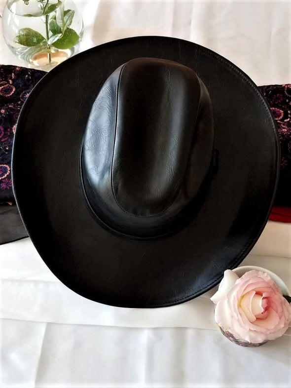 Women's Western Style Vinipiel Fashionable Hat