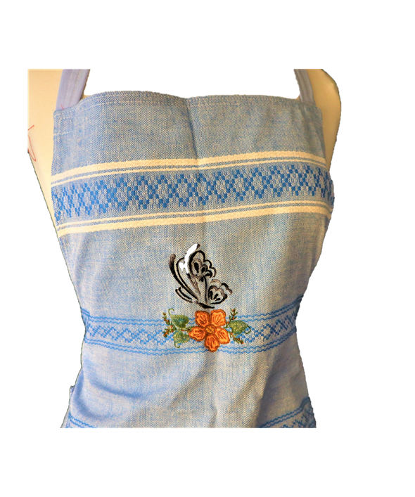 Handmade Mexican Embroidered Apron