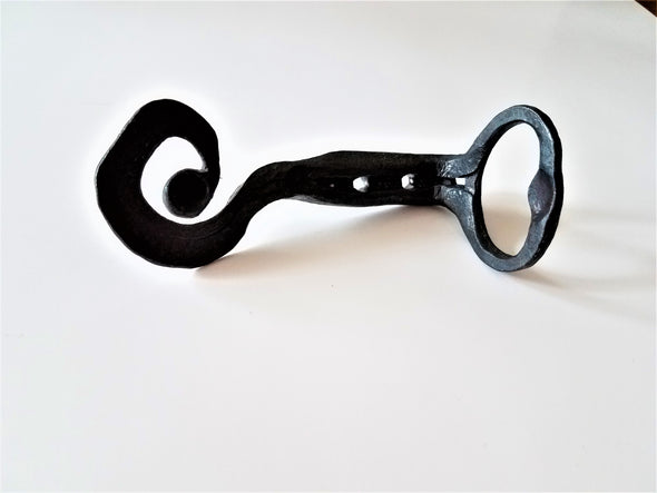 Wall Mounted Bottle Opener Scroll Design