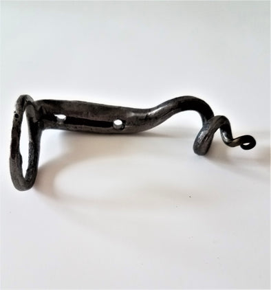 Hand Forged Wall Mounted Bottle Opener swirly design
