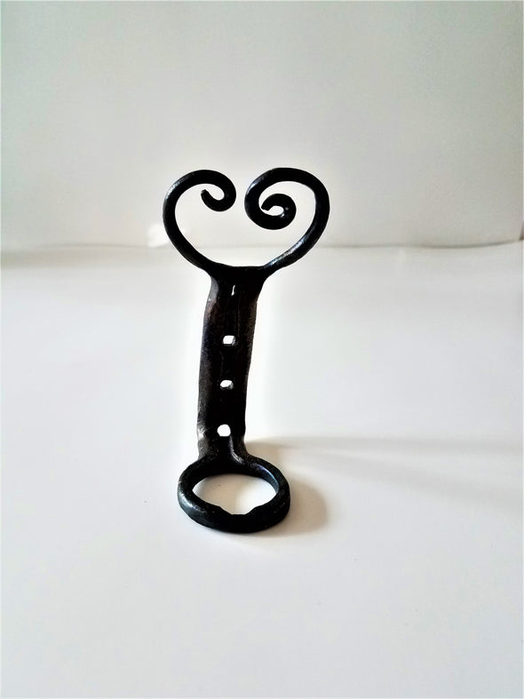 Wall Mounted Bottle Opener Heart Design