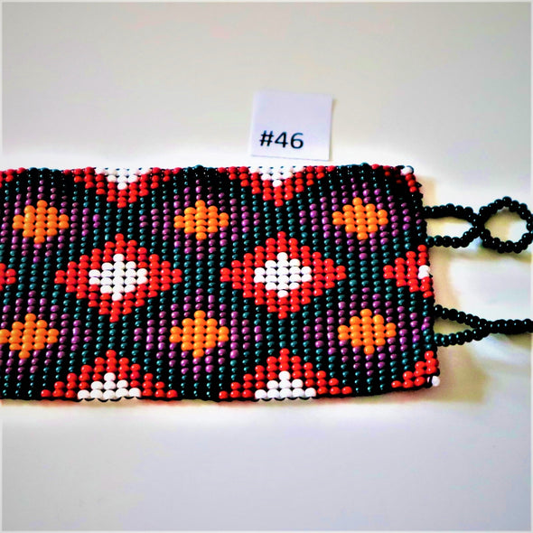 Mexican Handmade Huichol Style Beaded Bracelet