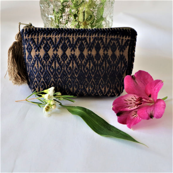 Mexican Loom Woven  Coin Pouch