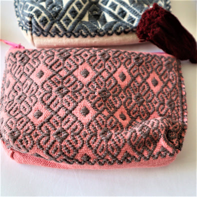 Mexican Loom Woven  Coin Pouch