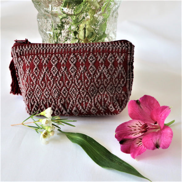 Mexican Loom Woven  Coin Pouch