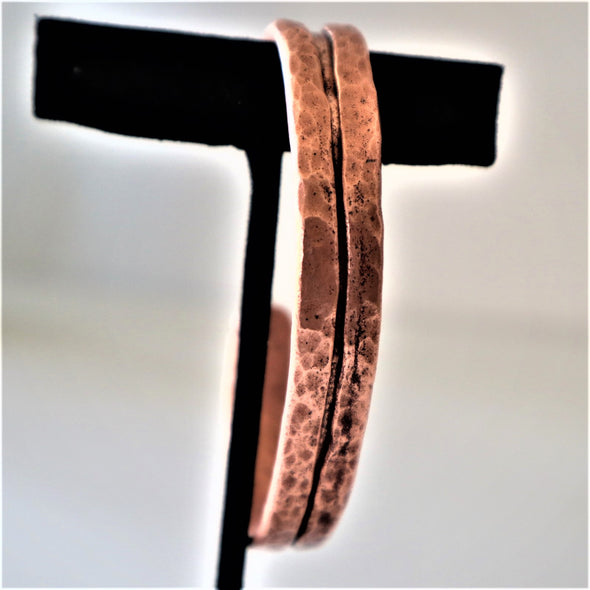 Unique Hand Forged Copper Bracelet
