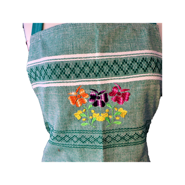 Handmade Mexican Embroidered Apron