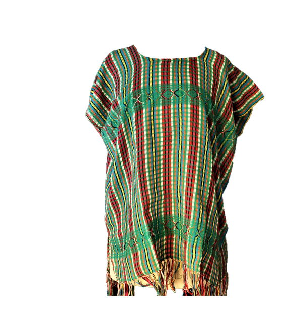 Mexican Hand Woven Colorful Blouse