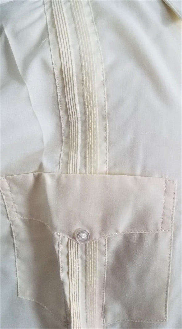 Men's Classic Guayabera Short Sleeve-100% Cotton-Authentic Yucatan