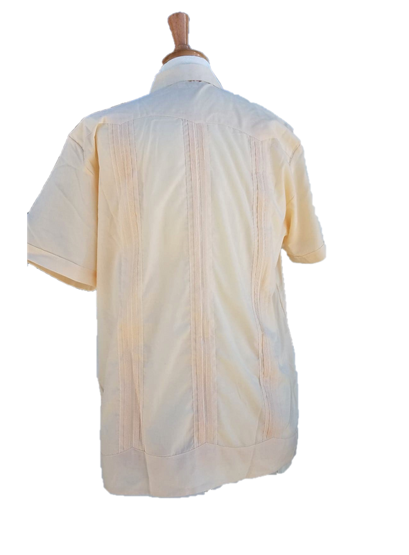 Men's Classic Guayabera Short Sleeve-100% Cotton-Authentic Yucatan