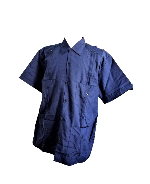 Men's Classic Guayabera Short Sleeve-100% Cotton-Authentic Yucatan