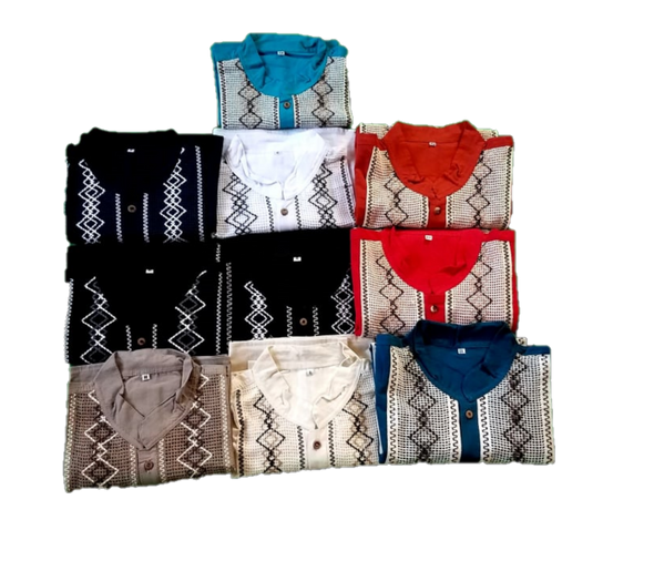 Guayabera Men's Shirts Chiapas-Rombo Design