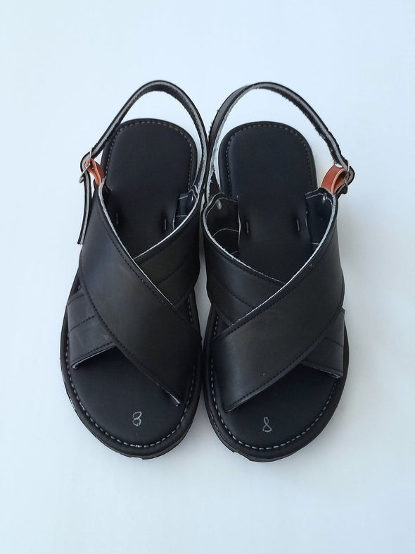 Men's Leather Simple- Sandals- Cruzado Mexican Huaraches