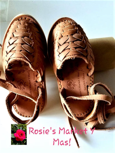 Beautiful Handmade  Lace up Huaraches for Babies & Toddlers