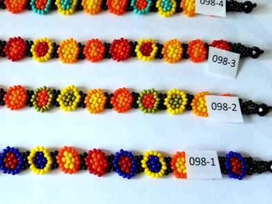 Handmade Beaded Bracelet-Small Flowers